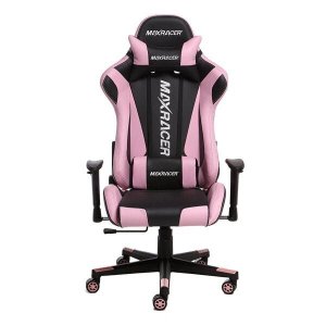 Cadeira Gamer Maxracer Skilled Rosa Reclina 180 Graus