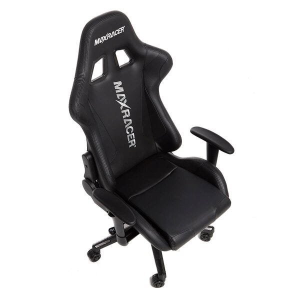 Cadeira Gamer MaxRacer Skilled Preta Reclina 180 graus - 4