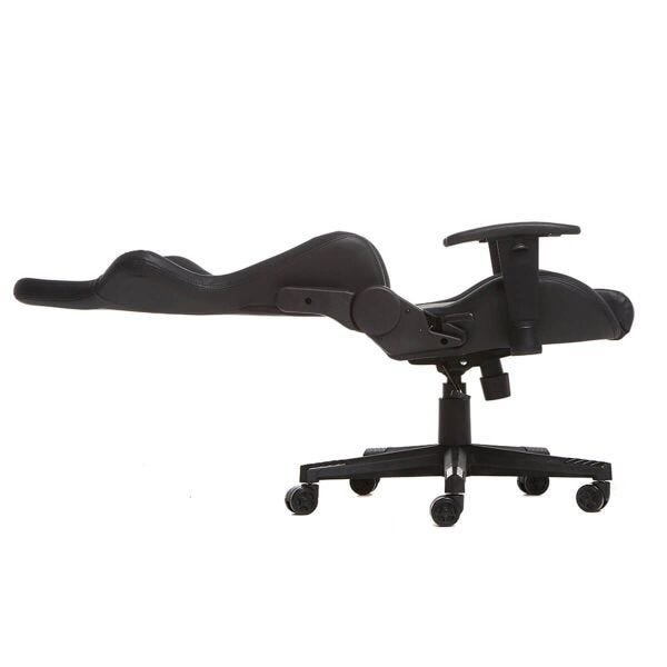 Cadeira Gamer MaxRacer Aggressive Branca Reclina 180 graus - 3