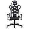 Cadeira Gamer MaxRacer Aggressive Branca Reclina 180 graus - 1