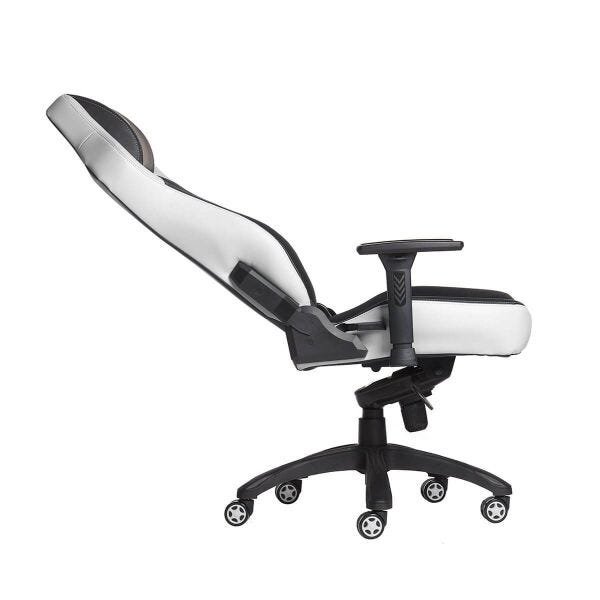 Cadeira Gamer MaxRacer Bunker-SMI Branca 8 Pontos de Massagem - 3