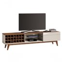 Ver imagem 1 de Rack Classic Ad 2.2 Off White com Freijó - Imcal Móveis