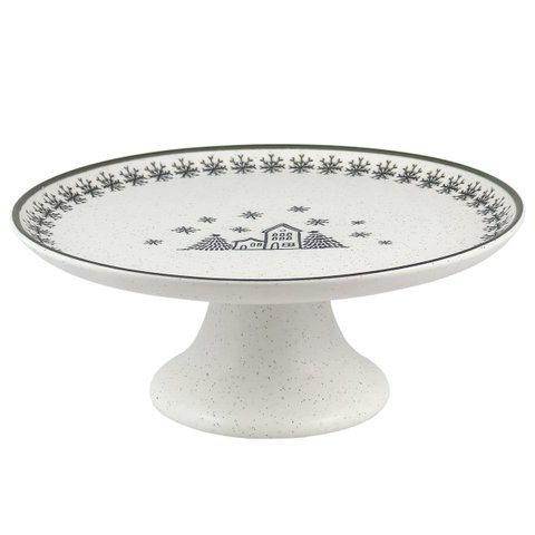 Boleira Flat 26 Cm Vilarejo de Natal Oxford