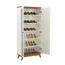 Ver imagem 2 de Sapateira 2 Portas Espelhadas 5 Prateleiras Retrô Dalla Costa