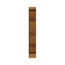 Ver imagem 2 de Módulo de Guarda Roupa com 1 Porta 100% MDF Smart Marrom/Cinamomo/Cappucino