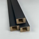 Ver imagem 2 de Brise MDF Talatto 01 Unid. 274x6,5x4cm Larg. - Preto Tx