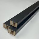 Ver imagem 3 de Brise Mdf Talatto 01 Unid. 274x6x4cm Larg. - Preto Tx