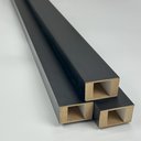 Ver imagem 1 de Brise Mdf Talatto 01 Unid. 274x6x4cm Larg. - Preto Tx