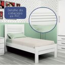 Ver imagem 5 de Cama Solteiro Cabeceira com Detalhes Safira