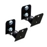 Suporte Parede Home Theater Universal P/ Caixa De Som Acústica  - Preto - Contém 2 Suportes - 1