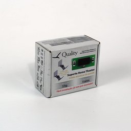 Par de Suporte Caixa Acústica Som Home Theater Parede Cinza - 1