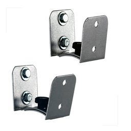 Par de Suporte Caixa Acústica Som Home Theater Parede Cinza - 2