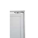 Ver imagem 5 de Porta Pivotante de Alumínio Branco 210 x 120 Linha 25 com Puxador - Direita