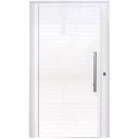 Ver imagem 1 de Porta Pivotante de Alumínio Branco 210 x 90 Linha 25 com Puxador - Esquerda