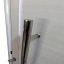 Ver imagem 5 de Porta Pivotante de Alumínio Branco 210 x 90 Linha 25 com Puxador - Esquerda