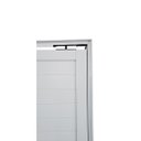 Ver imagem 4 de Porta Pivotante de Alumínio Branco 210 X 120 Linha 25 com Friso - Esquerda