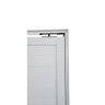 Porta Pivotante de Alumínio Branco 210 X 120 Linha 25 com Friso - Esquerda - 4