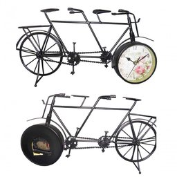 Relogio Vintage Modelo Bicicleta Retro de Mesa para Casa - 1