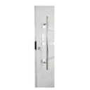 Ver imagem 3 de Porta Pivotante de Alumínio Branco 210 x 100 Linha 25 com Friso - Esquerda