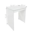 Ver imagem 3 de Penteadeira Branca Espelho Gavetas Quarto