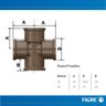 Cruzeta Conexão Soldável Pvc Marrom para Canos e Tubos de Água Fria 1.1/2” Polegadas 50mm Tigre - 4
