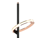Ver imagem 2 de Abajur Ginga Rose Gold e Preto (d)20cm (a)60cm 4,3w + 6,1w 3000k 520lm - Bb013