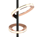 Ver imagem 3 de Abajur Ginga Rose Gold e Preto (d)20cm (a)60cm 4,3w + 6,1w 3000k 520lm - Bb013