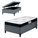 Ver imagem 1 de Conjunto Box Baú Solteiro Itaflex e Colchão Espuma Supreme D33 Gazin