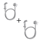 Ver imagem 1 de Kit 2 Duchas Higiênica com Registro e Derivação Link - Deca Deca Metais