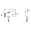 Ver imagem 4 de Kit 2 Duchas Higiênica com Registro e Derivação Link - Deca Deca Metais