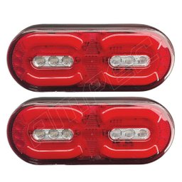 Par Lanterna Traseira Carreta Randon Led Implementos 24v - 1