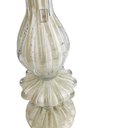 Ver imagem 3 de Abajur de Murano São Marcos - Cristal Pérola 48cm Sem Cúpula