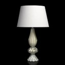 Ver imagem 2 de Abajur de Murano São Marcos - Cristal Pérola 48cm Sem Cúpula