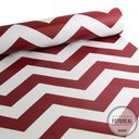 Ver imagem 2 de Saldão - Papel de Parede Chevron Classic Vermelho