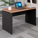 Ver imagem 1 de Mesa para Escritório 120x60 Cm Nogal Preto Fosco Marin Brasil