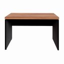 Ver imagem 4 de Mesa para Escritório 120x60 Cm Nogal Preto Fosco Marin Brasil