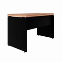 Ver imagem 2 de Mesa para Escritório 120x60 Cm Nogal Preto Fosco Marin Brasil