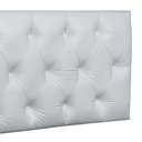 Ver imagem 5 de Cabeceira Cama Box Casal 1.40 Painel Capitonê Intense Corino Branco - Lh Móveis