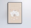 Ver imagem 3 de Quadro Infantil Nuvem Doces Sonhos Decor&quadros Arte022 60x90 Cm Vidro Impresso