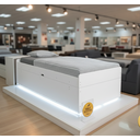 Ver imagem 2 de Cama Camila Solteiro Baú com Compartimento Interno Resistente