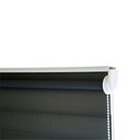 Ver imagem 5 de Persiana Zebra Rolo Dupla 120x160 Controle de Luz Moderna - Preta