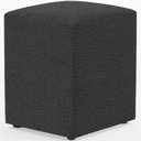 Ver imagem 2 de Kit 03 Puffs Quadrado Decorativo L02 Bouclê Preto - Lyam Decor Puff Quadrado