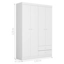 Ver imagem 2 de Guarda-Roupa Infantil Laila Branco