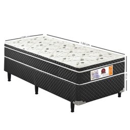 Cama Box Solteiro Ortopédica Serra Negra 88x188x40 INMETRO - 2