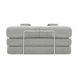 Sofá-cama Bloom Retrátil Bouclê Design Moderno na Caixa - 4