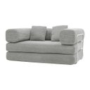 Ver imagem 1 de Sofá-cama Bloom Retrátil Bouclê Design Moderno na Caixa