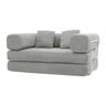 Sofá-cama Bloom Retrátil Bouclê Design Moderno na Caixa - 1