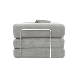 Sofá-cama Bloom Retrátil Bouclê Design Moderno na Caixa - 3