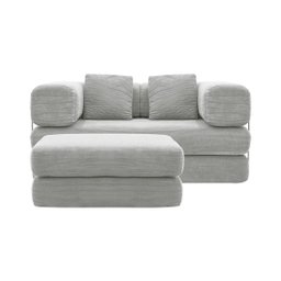 Sofá-cama Bloom Retrátil Bouclê Design Moderno na Caixa - 7