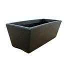 Ver imagem 1 de Floreira Grafiato Linha Jasmine Tamanho 20x80x25cm Cor Preto Durín